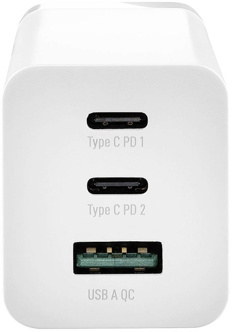 Varta High Speed Charger 65W USB-s töltőkészülék 65 W Aljzat dugó Kimenetek száma: 3 x USB, USB-C® 3. kép