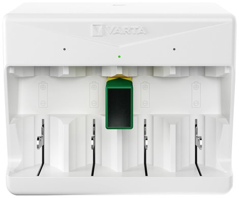 Varta Universal Charger Hengeres akku töltő NiMH Mikro (AAA), Ceruza (AA), Baby (C), Góliát (D), 9 V 5. kép