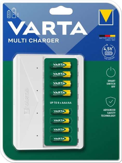 Varta Multi Charger Hengeres akku töltő NiMH Mikro (AAA), Ceruza (AA) 6. kép