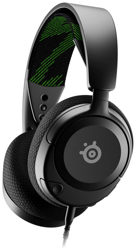 Steelseries Arctis Nova 1X Gamer Over Ear headset Vezetékes Stereo Fekete mikrofon zajelnyomás Heads