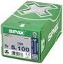 SPAX SPAX Seko-T-Tg 191010501003 Facsavar 5 mm 100 mm Torx, E TORX Acél Galvanikusan cinkezett 100 d 4. bélyegkép