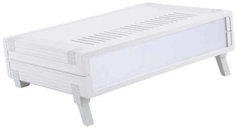 Bopla UM 62009 L ULTRAMAS_SET Asztali műszerdobozok 290.90 x 198.90 x 62.20 ABS Élénk szürke (RAL 70