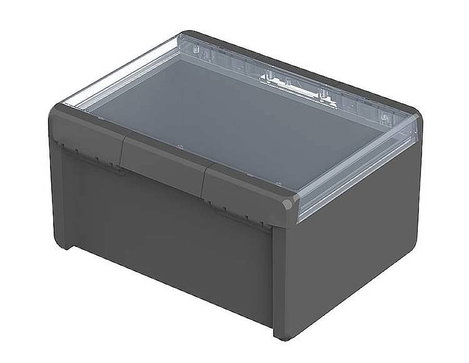 Bopla B 233016 PC-V0-G 7024 Bocube 96028574 Kültéri ház Polikarbonát V0 Grafitszürke (RAL 7024) 1 db 2. kép