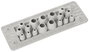 Trelleborg MH-24 F 17-2 LIGHT GREY UL94 V-0 IP65 | TPE | Screw Átvezető lemez TPE Szürke 1 db 2. bélyegkép