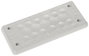 Trelleborg MH-16 F 17-1 LIGHT GREY UL94 V-0 IP65 | TPE | Screw Átvezető lemez TPE Szürke 1 db bélyegkép