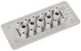 Trelleborg MH-16 F 17-1 LIGHT GREY UL94 V-0 IP65 | TPE | Screw Átvezető lemez TPE Szürke 1 db 2. bélyegkép