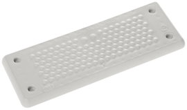 Trelleborg MH-24 F 125-1 LIGHT GREY UL94 V-0 IP65 | TPE | Screw Átvezető lemez TPE Szürke 1 db