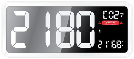 Technoline WL1040 WL1040 CO2 kijelző / CO2 mérőműszer 4. kép