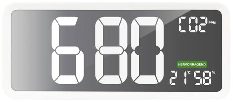 Technoline WL1040 WL1040 CO2 kijelző / CO2 mérőműszer 6. kép