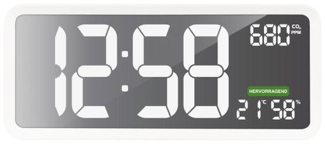 Technoline WL1040 WL1040 CO2 kijelző / CO2 mérőműszer 8. kép