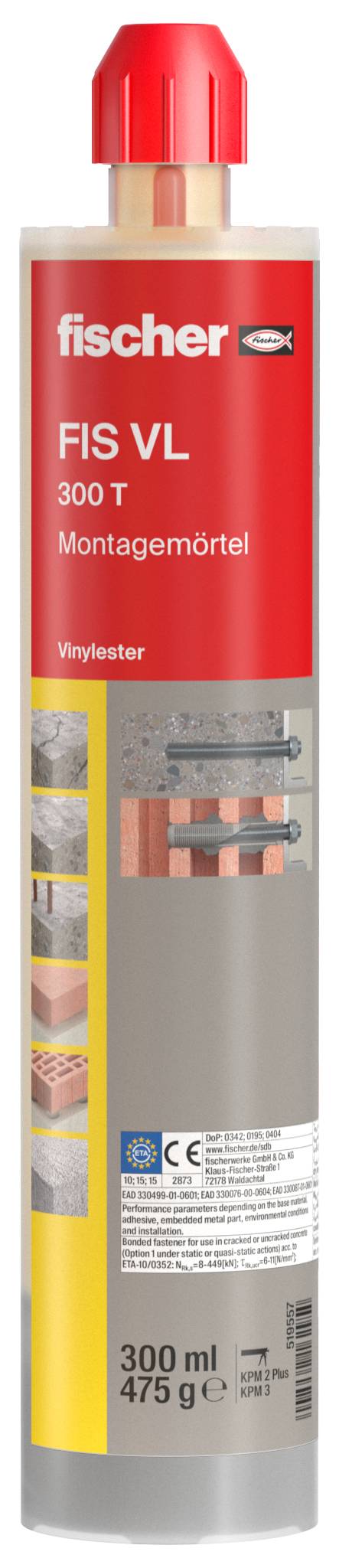 Fischer FIS VL 300 T Vakolat 300 ml