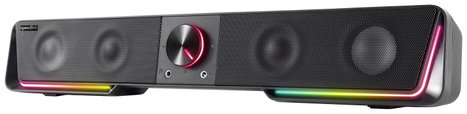 SpeedLink Gravity RGB Soundbar Fekete Bluetooth, Hangfal megvilágítás