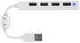 SpeedLink Snappy Slim 4 port USB 2.0 hub Fehér 2. bélyegkép