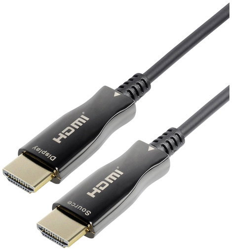 Maxtrack HDMI Csatlakozókábel HDMI-A dugó, HDMI-A dugó 15.00 m Fekete C 508-15 ML Ultra HD (4k) HDMI