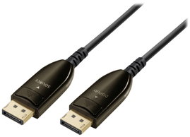 Maxtrack Kijelző csatlakozó / Üvegszál Csatlakozókábel DisplayPort dugó, DisplayPort dugó 10.00 m Fe