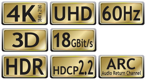 Maxtrack HDMI Csatlakozókábel HDMI-A dugó, HDMI-A dugó 70.00 m Fekete C 508-70 ML Ultra HD (4k) HDMI 3. kép