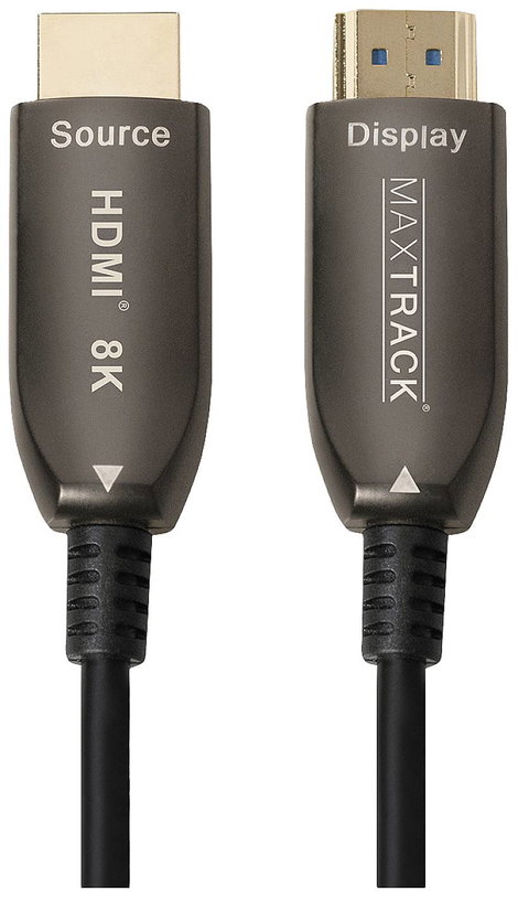 Maxtrack HDMI Csatlakozókábel HDMI-A dugó, HDMI-A dugó 10.00 m Fekete C 507-10 ML Ultra HD (8K) HDMI 2. kép