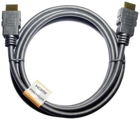 Maxtrack HDMI Csatlakozókábel HDMI-A dugó, HDMI-A dugó 2.00 m Fekete C 215-2 L Ultra HD (4k) HDMI HD