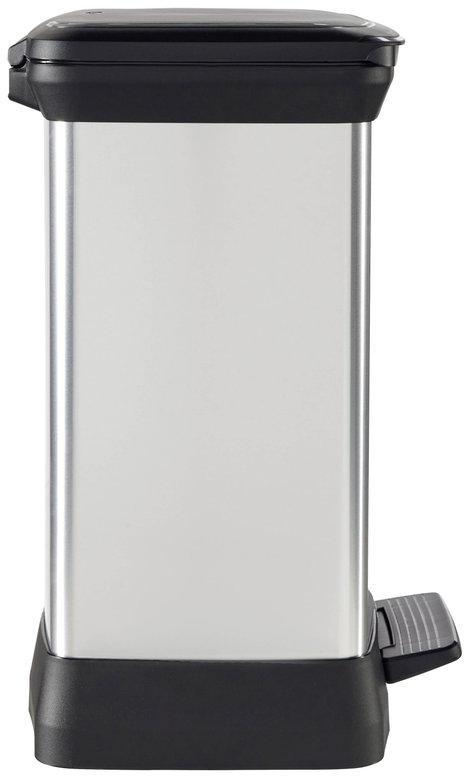 Curver DECO Bin 240642 Szemeteskuka 30 l (Sz x Ma x Mé) 390 x 510 x 290 mm Ezüst, Fekete 1 db 4. kép