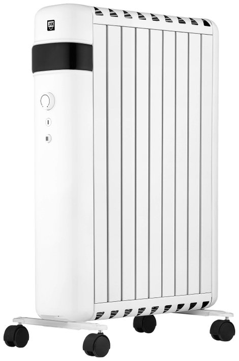 Elektromos olajmentes radiátor 2000 W, fehér (fényes), 9 borda, SHX SHX30ROF2000 3. kép