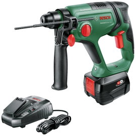Bosch Home and Garden Universal Hammer -Akkus fúrókalapács 18 V 4.0 Ah Lítiumion akkuval, Töltővel, 