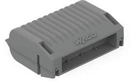 WAGO 207-1432 Gélbox összekötő kapocshoz hajlékony: - merev: - 1 db Szürke