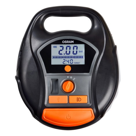 OSRAM OTIR6000 Kompresszor TYREinflate 6000 5.5 bar Automatikus kikapcsolás, Digitális kijelző, Munk 13. kép