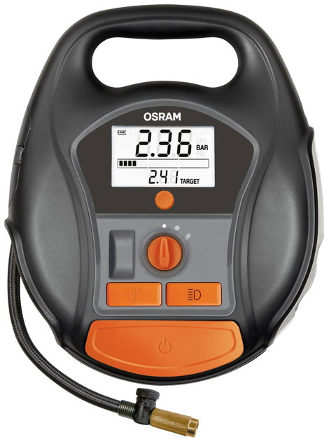 OSRAM OTIR6000 Kompresszor TYREinflate 6000 5.5 bar Automatikus kikapcsolás, Digitális kijelző, Munk 2. kép