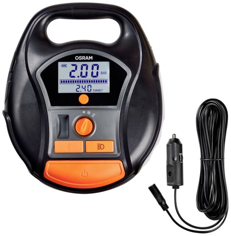 OSRAM OTIR6000 Kompresszor TYREinflate 6000 5.5 bar Automatikus kikapcsolás, Digitális kijelző, Munk 3. kép