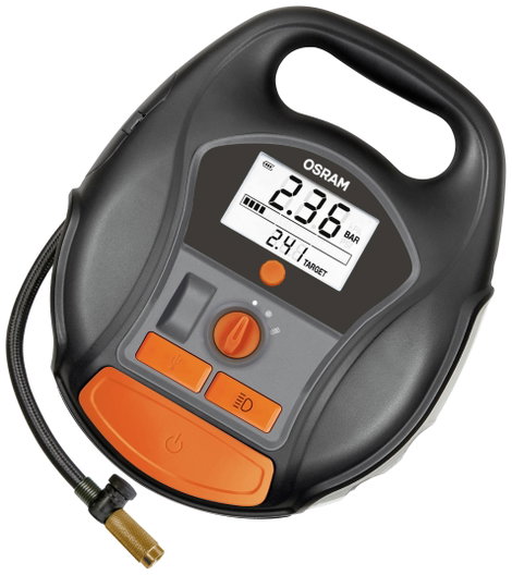 OSRAM OTIR6000 Kompresszor TYREinflate 6000 5.5 bar Automatikus kikapcsolás, Digitális kijelző, Munk 4. kép