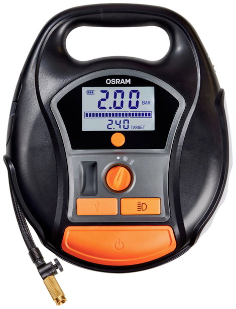 OSRAM OTIR6000 Kompresszor TYREinflate 6000 5.5 bar Automatikus kikapcsolás, Digitális kijelző, Munk 7. kép