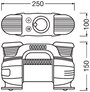 OSRAM OTI830 Kompresszor TYREinflate 830 5.5 bar Automatikus kikapcsolás, Digitális kijelző, Munkalá 10. bélyegkép