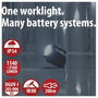 Brennenstuhl Multi Battery HL 3000 Akkus építkezési fényszóró 2160 lm 1173730000 2. bélyegkép