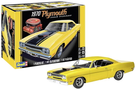 Revell 14531 1970 Plymouth Road Runner Autómodell építőkészlet 1:24 2. kép