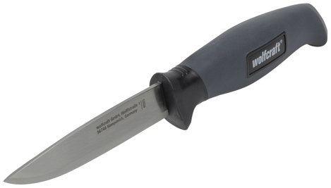 Wolfcraft 4085000 Szabadtéri kés Tokkal Antracit