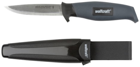 Wolfcraft 4085000 Szabadtéri kés Tokkal Antracit 2. kép