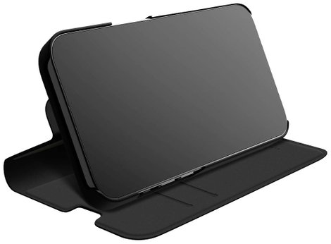 Black Rock The Classic Booklet Apple iPhone 14 Fekete 3. kép