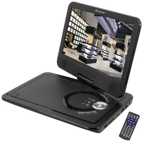 soundmaster PDB1910SW Hordozható DVD lejátszó 25.9 cm 10.1 coll EEK: E (A - G) Akkus működés, DVT-T