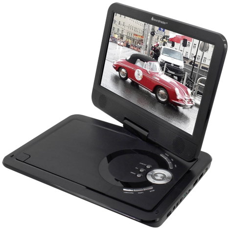 soundmaster PDB1910SW Hordozható DVD lejátszó 25.9 cm 10.1 coll EEK: E (A - G) Akkus működés, DVT-T 5. kép