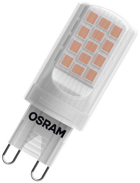 OSRAM 4058075757981 LED EEK F (A - G) E27 Speciális forma 4.2 W = 37 W Melegfehér (Ø x Ma) 19 mm x 1
