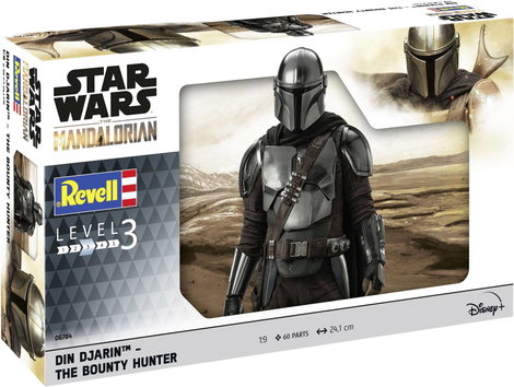 Revell 06784 The Mandalorian: The Bounty Hunter Sci-Fi építőkészlet 1:9 5. kép
