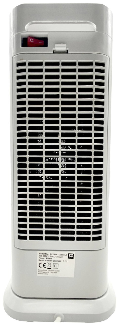 Fűtőventilátor 2000 W, fekete/fehér, SHX SHX37PTC2000LD 5. kép
