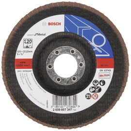 Bosch Accessories 2608607347 X551 Felületcsiszoló korong Ø 125 mm Furat átmérő 22.33 mm Acél 1 db