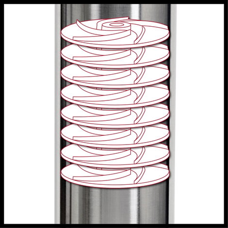 Einhell Tiefbrunnenpumpe GE-DW 1155 N-A 4170937 Mélykúti szivattyú 6000 l/óra 55 m 3. kép