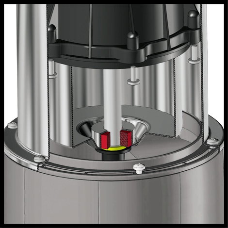 Einhell Tiefbrunnenpumpe GE-DW 1155 N-A 4170937 Mélykúti szivattyú 6000 l/óra 55 m 4. kép