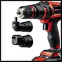 Einhell Power X-Change TE-CD 18/45 3X-Li +22 4513990 Akkus fúrócsavarozó 18 V 2 Ah akkuval, Szögadap 2. bélyegkép