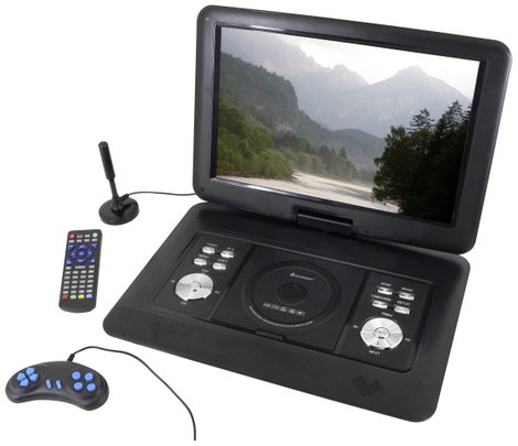 soundmaster PDB1600SW Hordozható DVD lejátszó 39.1 cm 15.4 coll EEK: D (A - G) Akkus működés, DVT-T