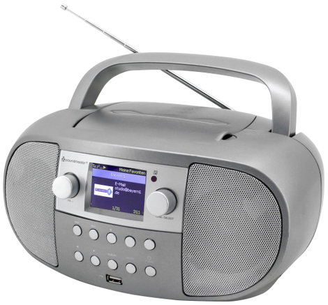 soundmaster SCD7600TI Asztali internetrádió DAB+, URH, Internet CD, USB, Bluetooth®, WLAN, Internetr