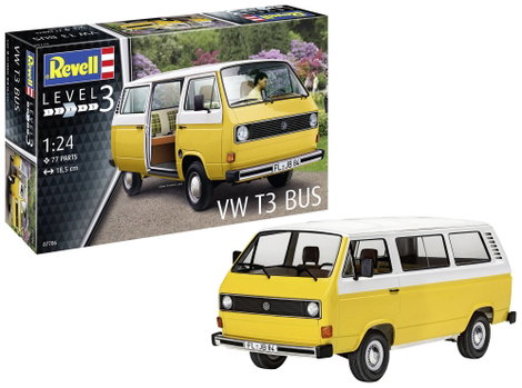 Revell 07706 VW T3 Bus Autómodell építőkészlet 1:25 2. kép