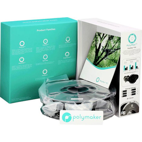 Polymaker PC02001 Polymax Tough 3D nyomtatószál PC (polikarbonát) nagy merevség, hőálló, ütésálló 1. 4. kép